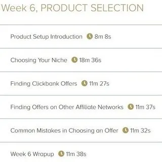 Week 6. Product Selection - 6 Videos