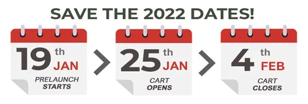Save The 2022 Dates
