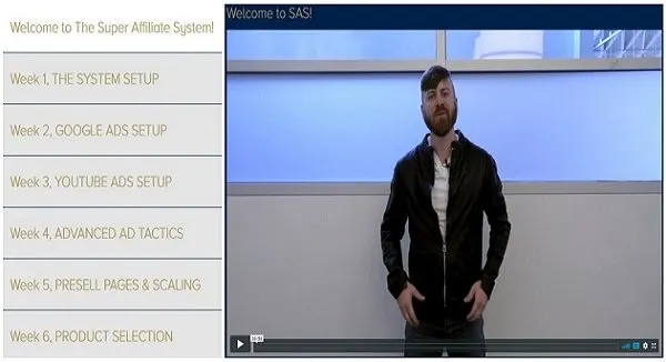 Super Affiliate System Course Home