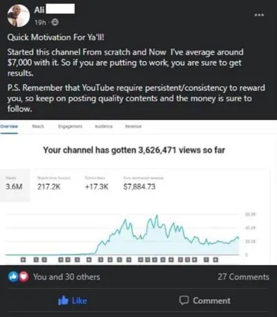 Tube Mastery and Monetization Testimonials