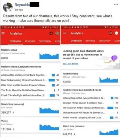 Tube Mastery and Monetization Testimonials